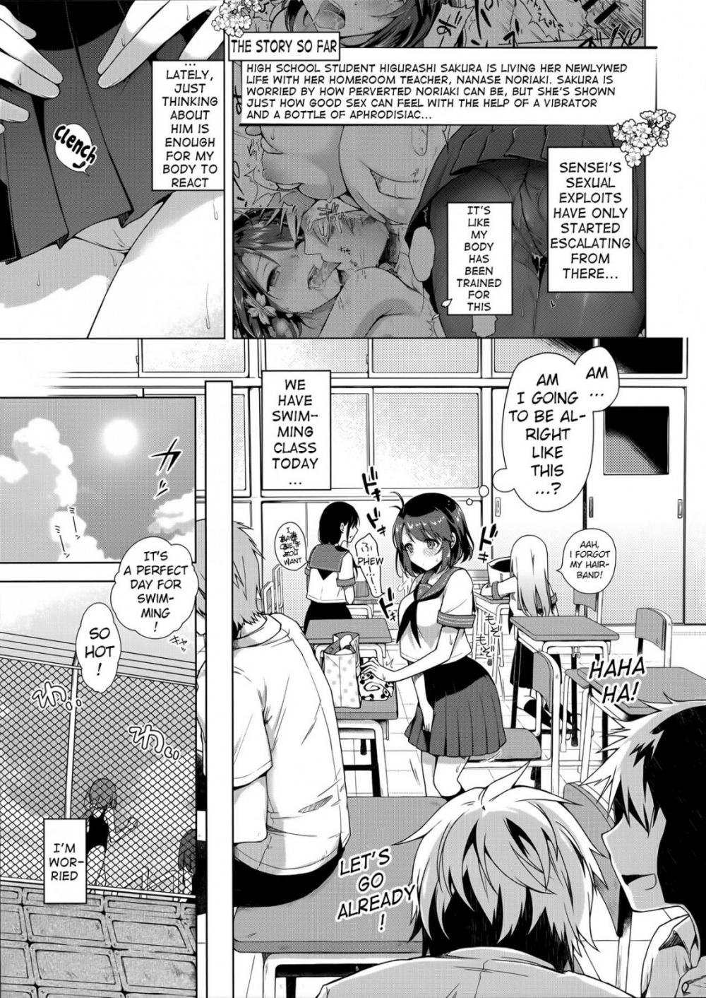 Hentai Manga Comic-Schoolgirl Wife Sakura's Outdoor Lesson-Read-4